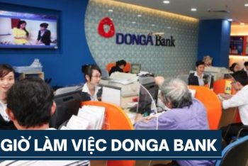 giờ làm việc DongA Bank